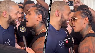 Conor Benn CONFRONTS Chris Eubank Jr in HEATED Confrontation [upl. by Glarum]