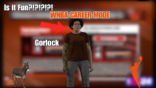 Is the WNBA Career mode in NBA2k24 fun [upl. by Garold]