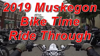 2019 Muskegon Bike Time Ride Through [upl. by Riay]