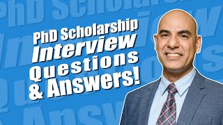 PhD Scholarships Interview Questions and Answers [upl. by Margo]