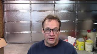 Insulating my garage door for under 100 [upl. by Selia]