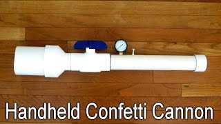 How to Make a Simple Confetti Cannon [upl. by Laehpar54]