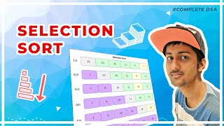 Selection Sort Algorithm  Theory  Code [upl. by Mozza]