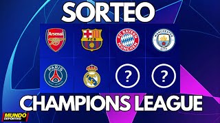 Cómo será el sorteo de cuartos de final de la Champions League [upl. by Aicenet]