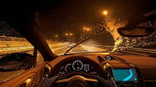 Night Driving In Rain  Assetto Corsa [upl. by Tjaden503]