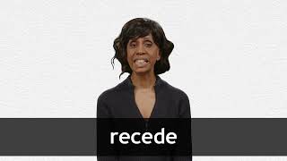 How to pronounce RECEDE in American English [upl. by Areehs683]