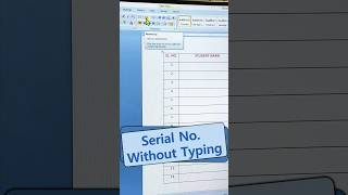 🔥auto serial number in word shorts word msword ytshorts ytviral ytshort [upl. by Gorey]