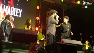 Damian Marley and His Son Epic Performance 2024  Welcome to Jamrock [upl. by Atekihs]