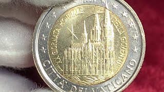 2 euro commemorative coin 2005 Vaticano [upl. by Cousins]