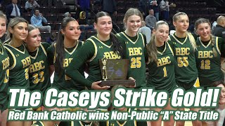 Red Bank Catholic 80 Pope John 23  Girls Basketball  NonPublic A State Final  K Liggio 20 pts [upl. by Anirba]