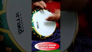 KOPLO RHYTHM variasi TRIPLET roolls  belajardarbuka [upl. by Fu]