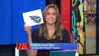 Jamie Erdahl reveals her 2024 playoff teams in AFC and NFC  GMFB [upl. by Clorinde]