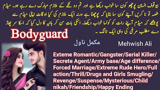 The Bodyguard Complete Novel by Mehwiah Ali  Gangster  Full Action  Revenge  Novels Library [upl. by Nannah]