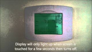 Honeywell UtilityPRO Vision Pro Back Light Change Utility Settings [upl. by Dusen]