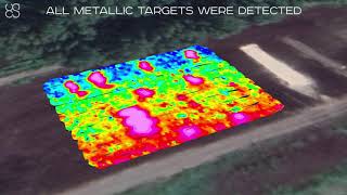 Test results of Geonics EM61Lite metal detector mounted on a drone [upl. by Anaile418]