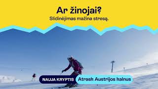 Nauja kryptis 🎿 Slidinėjimas Austrijoje [upl. by Carrnan]