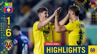 HIGHLIGHTS  POBLENSE 16 VILLARREAL  COPA DEL REY [upl. by Ittap]