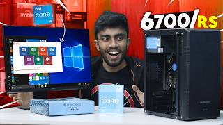 6700 Rs Budget Intel PC Build⚡Cheapest Online PC Build Ever🪛 Gaming [upl. by Ojeillib]