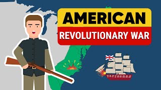 American Revolutionary War  Timelines and Maps  Animated US History [upl. by Antonetta161]