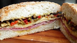 Authentic New Orleans Muffuletta Recipe [upl. by Nawed201]