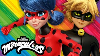 1 ORA MIRACULOUS  😍 LADYBUG E CHAT NOIR 🐞  Compilazione Quarta Stagione [upl. by Sacul]