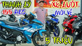 THANH LÝ LÔ XE LƯỚT YAMAHA EXCITER 155 VVA ABS MẪU 2024 SATRIA WINNER V3 SATRIA AB125 AB160 sốc 5tr [upl. by Anaujal]