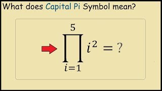 What does capital pi mean in Maths Product Summation [upl. by Telocin870]