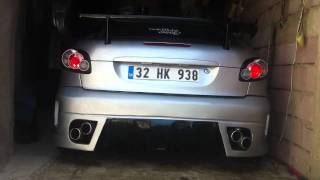 206cc Tuning NOS exhaust system [upl. by Selwyn]