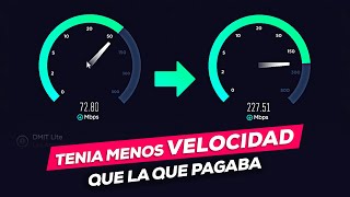 Internet Speed debía Ser 200 Mbps y me daba solo 70 Mbps [upl. by Syxela]