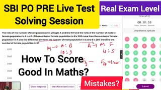 Live Mock SBI PO PRELIMS 2021 Live Solving Session 🔥 With Exam Interface By Minakshi Maam Set 1 [upl. by Yatnuhs]