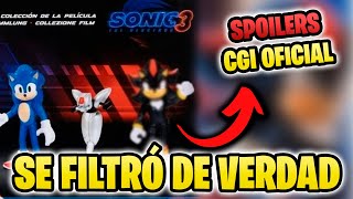 SE HA FILTRADO EL DISEÑO OFICIAL DE SHADOW PARA SONIC 3 LA PELICULA [upl. by Poler]