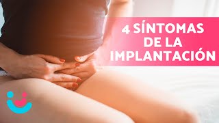 SÍNTOMAS de la IMPLANTACIÓN del EMBRIÓN en el ÚTERO 🤰🏻 ¿Estoy Embarazada [upl. by Danyelle]