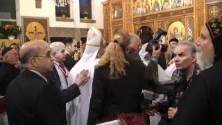 Weiding van de Koptische kerk Den Haag door Paus Anba Shenouda III [upl. by Palladin]