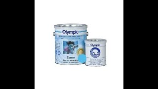 How to Paint your Pool with Epoxy Olympic Zeron Pool Paint [upl. by Yttel35]