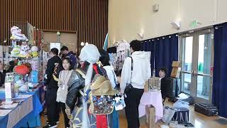 A wild Genshin amp Final Fantasy 7 cosplayers has appeared on UC Berkeley Anime Destiny 2024 [upl. by Buckels]