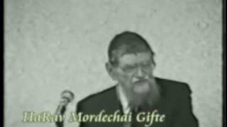 Rabbi Mordechai Gifter Rosh Yeshivas Telz [upl. by Anne-Corinne]