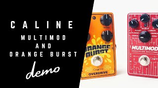 Caline Multimod Modulation Multitool  Orange Burst Overdrive Pedal Demo [upl. by Dryfoos]