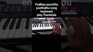 Pudhiya poovithu poothathu song keyboard playThendrale ennai thodu movie [upl. by Maples]