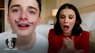 Millie Bobby Brown and Noah Schnapp Cute Moments Compilation  Millie Bobby Brown x Noah Schnapp [upl. by Arahahs]