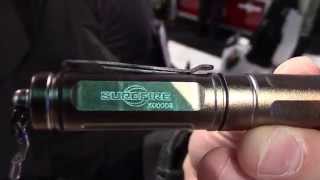 Surefire Titan Pro AAA LED Flashlight New  SHOT Show 2015 [upl. by Crescen]