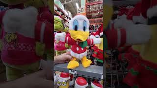 CHRISTMAS ANIMATED DONALD DUCK HOLIDAY PLUSH DECOR  DISNEY CARTOON CHARACTER AT HOME DEPOT [upl. by Hakeem]