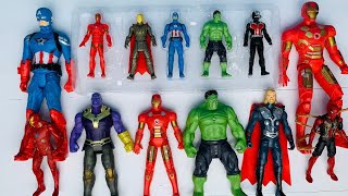 Avengers Toys For kids Action Figures All Avengers Toys Set 10  Avengers Toys in hindi [upl. by Htaek]