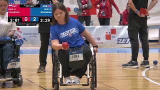 Zagreb World Boccia Challenger 11042024 Final Kristína Vozárová 🇸🇰 vs Sophie Newman 🇬🇧 BC4 [upl. by Lotty]