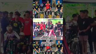 NINJA TEKNO TUNER VS HONDA CRF FFA teknotunner dragindonesia ebon race [upl. by Rifkin]