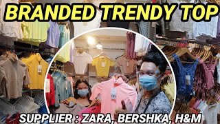 DIRECT SUPPLIER NG BRANDED TRENDY TOPS  ZARA PULL amp BEAR BERSHKA DIVIDED [upl. by Sidra707]