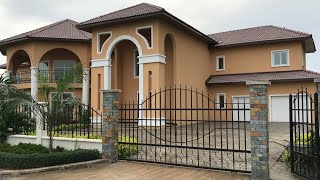 Luxurious 5 bedroom house with a swimming pool for salerent at Trasacco Valley in Accra Ghana [upl. by Giselle]