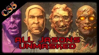 ALL JASONS UNMASKED in Friday the 13th the game [upl. by Rajewski410]