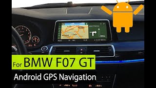 1025 BMW F07 GT android navigation GPS support Apple Carplay Android Auto 4GB 64GB WiFi 4G LTE [upl. by Yelnek]