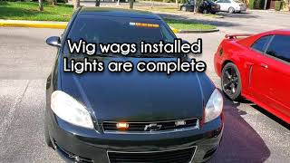 lights complete wig wags installed DAY VIEW limo tint [upl. by Nylkcaj814]