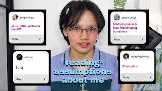 READING ASSUMPTIONS ABOUT ME [upl. by Nnateragram480]